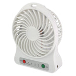 Mini Fan, Rechargeable,  8 Hour Run, 3 Levels, Quiet