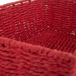 Red Paper Rope Tray | Medium | Red