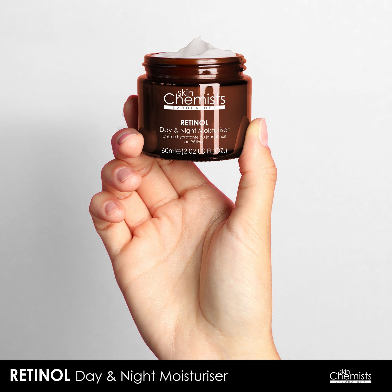 skinChemists Professional Anti-ageing Retinol Night Moisturiser With Syn®-ake 60ml