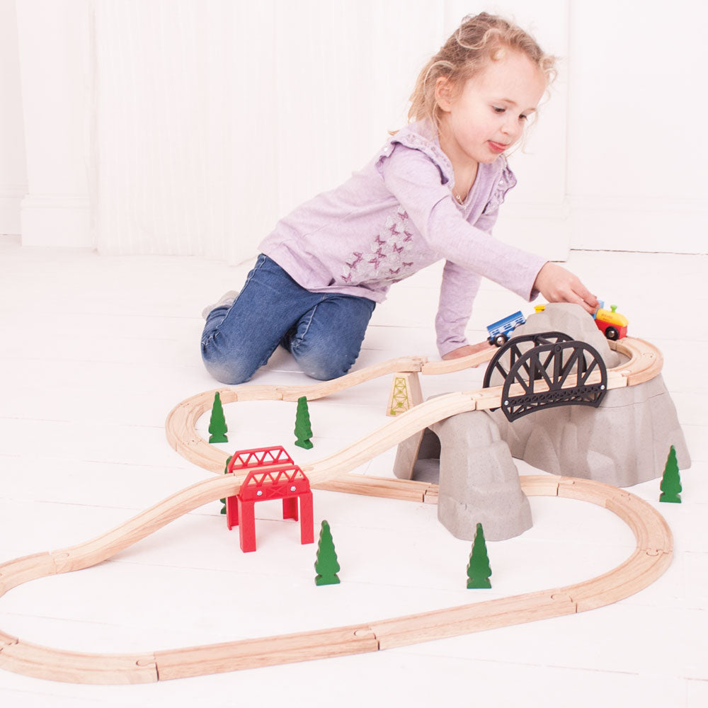 Rocky Mountain Expansion Pack for Wooden Train Sets