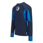 Mens Long-sleeved Rash Guard | Extra Large | Navy Blue