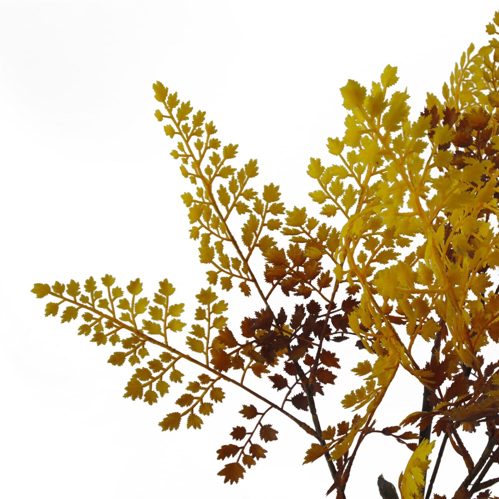 Leaf 70cm Artificial Autumn Gold Fern Tree Plant