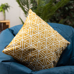 Art Deco Geometric Print Outdoor Cushion