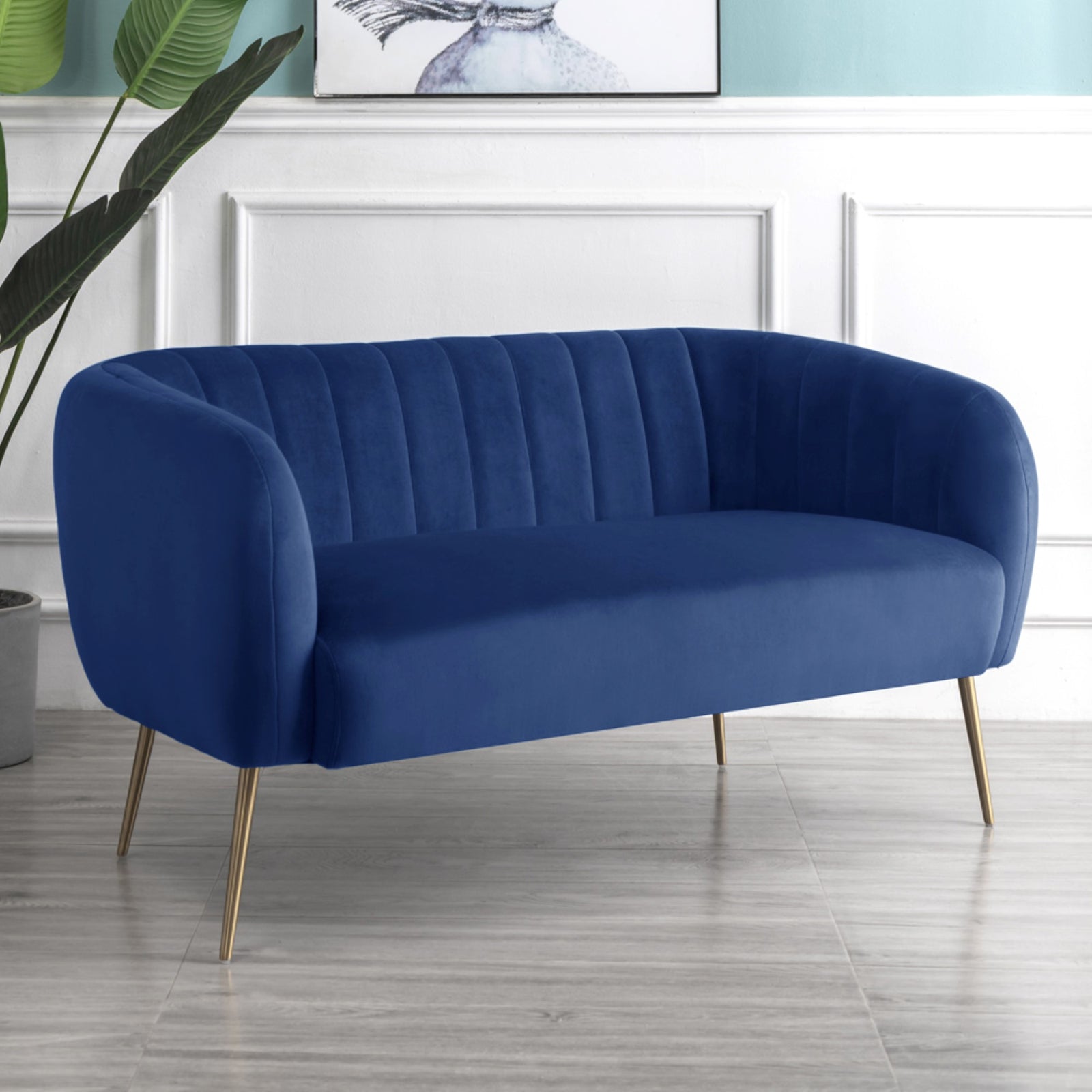 Matilda 2 Seat Sofa | 2 | Dark Blue