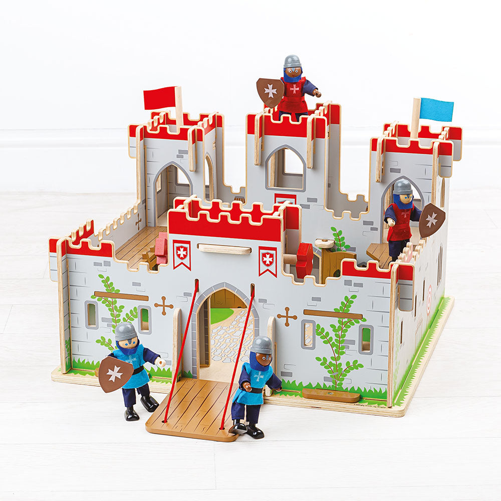 Wooden King George's Castle Playset, Simply Slots Together