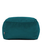 Amara Velvet Bean Bag Pouffe | Teal