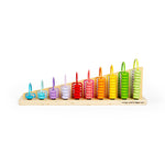 Wooden Colourful Rainbow Counting Abacus