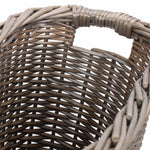 Wicker Oval Toilet Roll Storage Basket