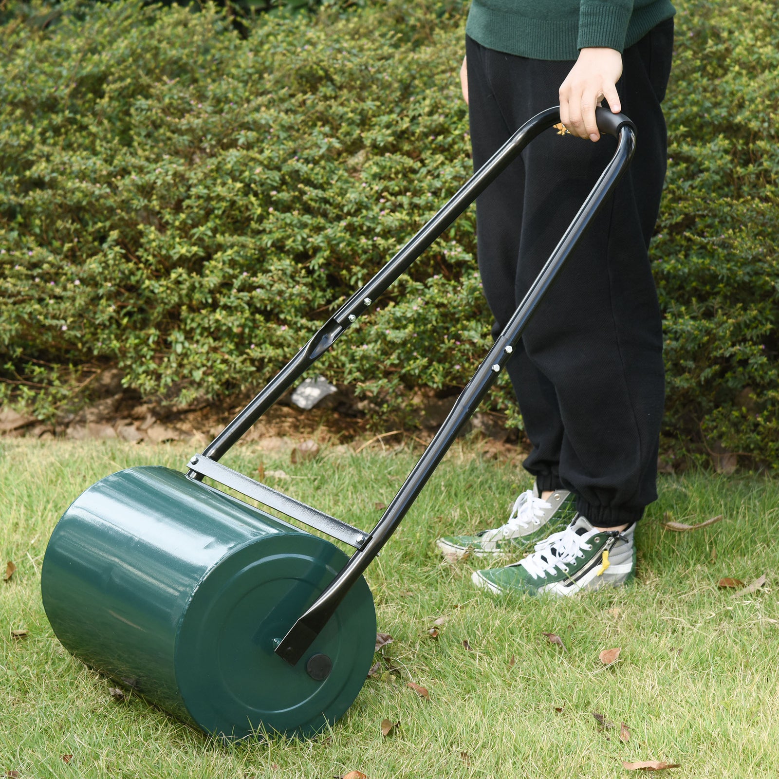 Heavy Duty Lawn Roller With Handle For Perfect Lawns