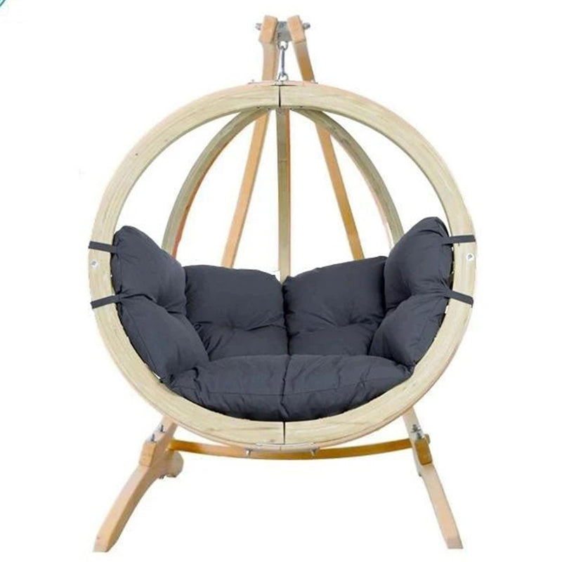 Amazonas Globo Hammock Single Seater Egg Hanging Chair Set - Anthracite