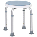 360 Degree Swivel Shower Stool With Non-slip Feet | One Size | Blue