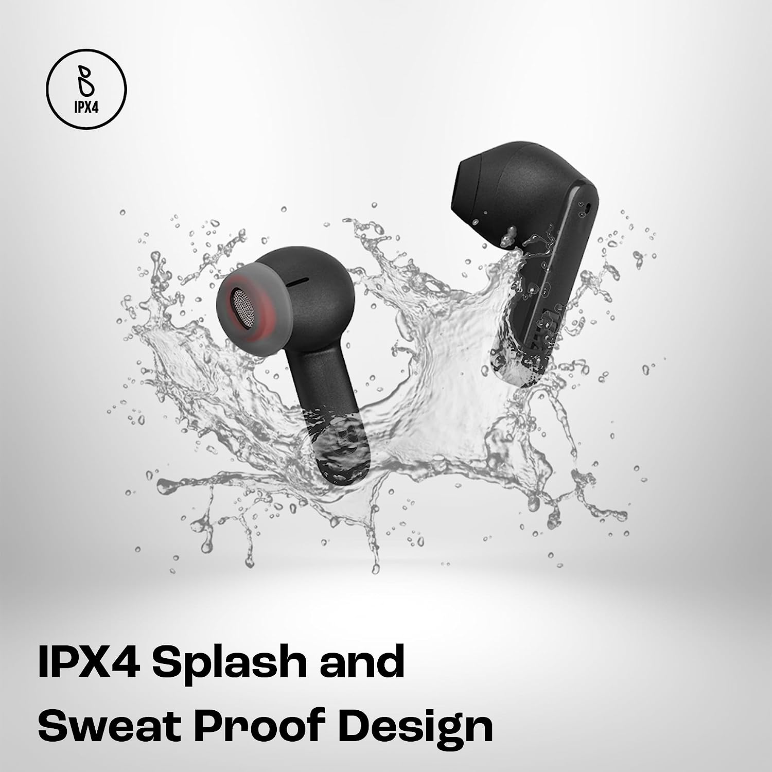 Tune Flex Wireless Earphones Noise Cancelling | Black