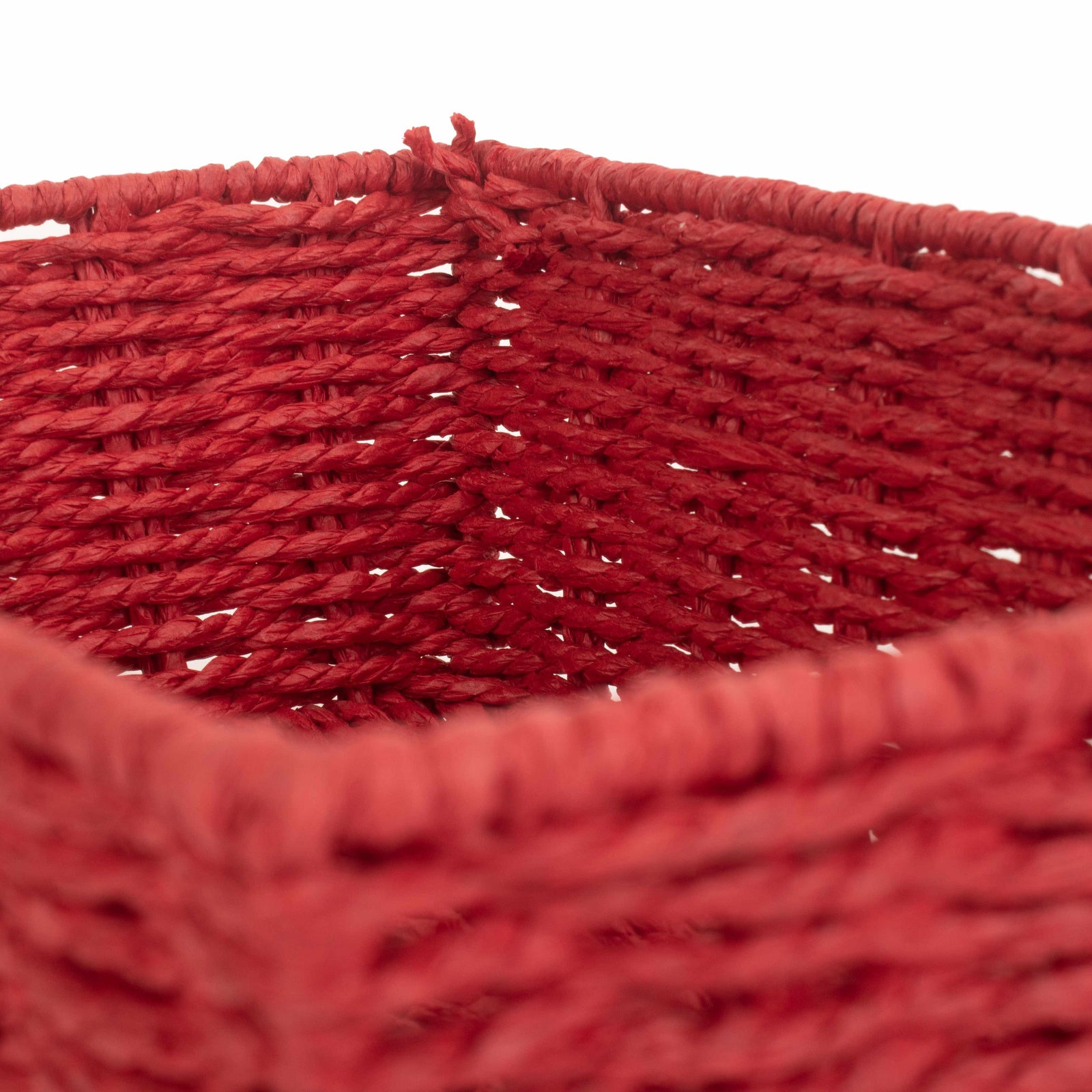 Red Paper Rope Tray | Small | Red