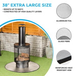 38” Round Fire Pit Protector