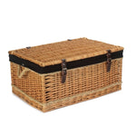 Red Hamper Wicker 62cm Rope Handled Picnic Basket