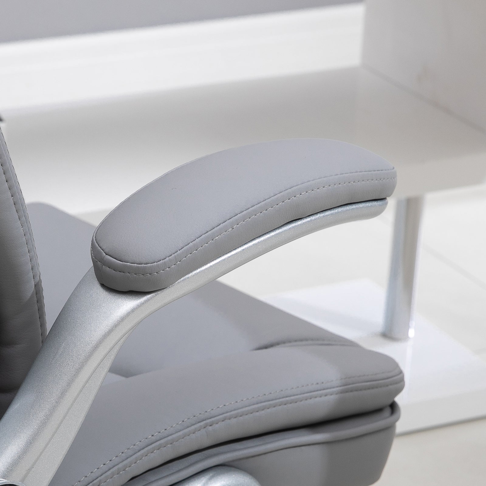 Ergonomic Office Chair W/ Headrest | Gray