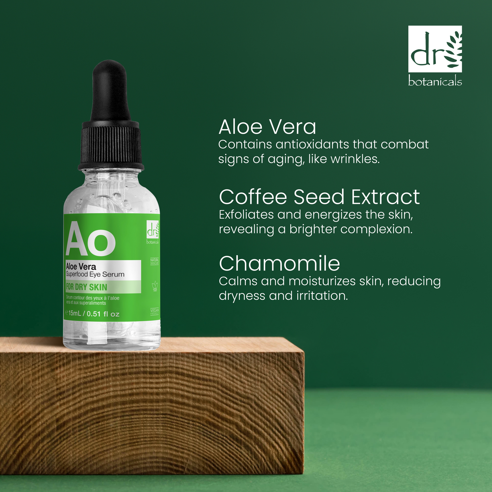 Dr Botanicals Aloe Vera Superfood Eye Serum 15ml