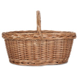 Wicker Country Village Shopping Basket | Brown