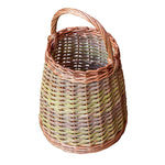 Red Hamper Wicker Berry Collecting Basket