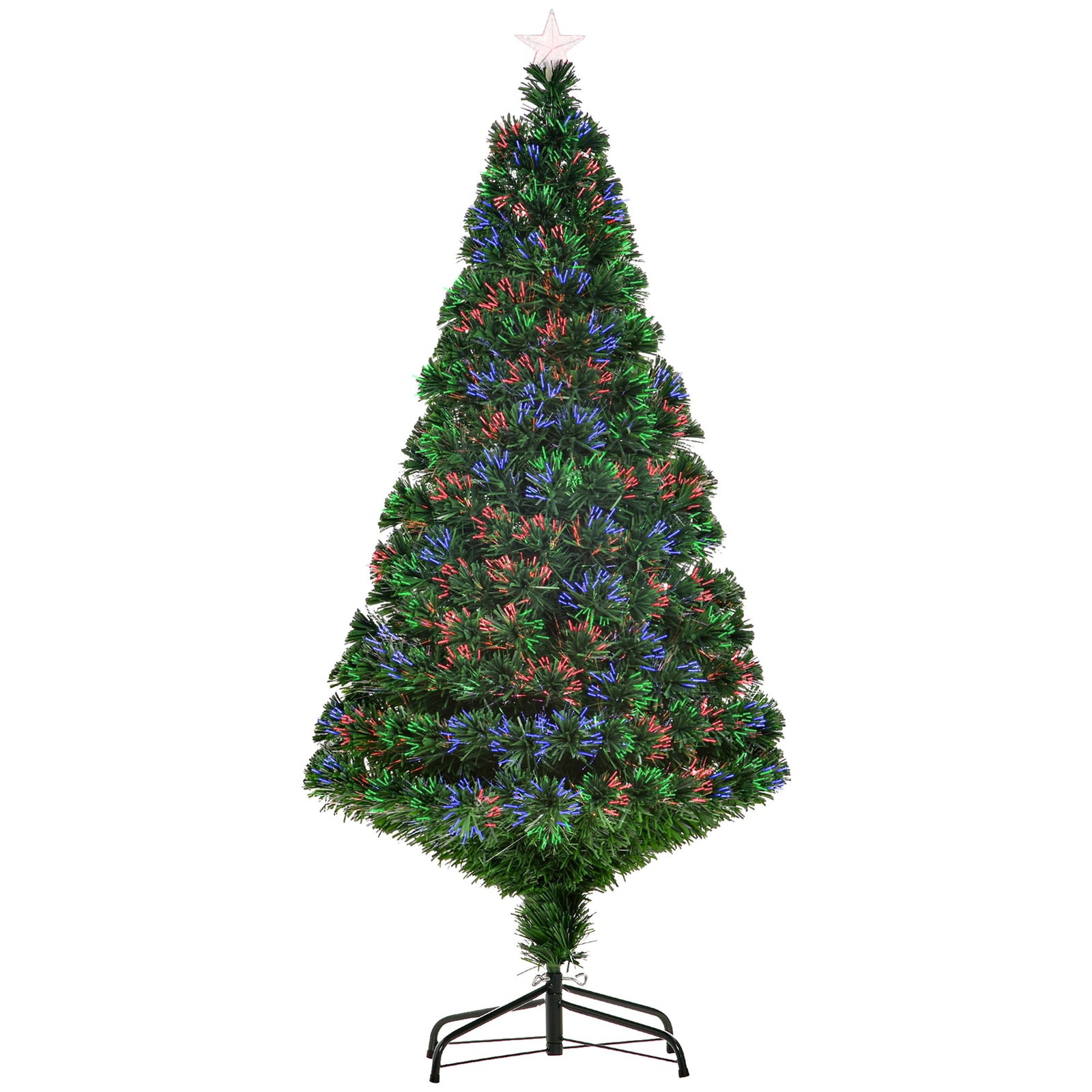 4/5ft Pre-lit Optic Christmas Tree Holiday Decor | 5ft | Green