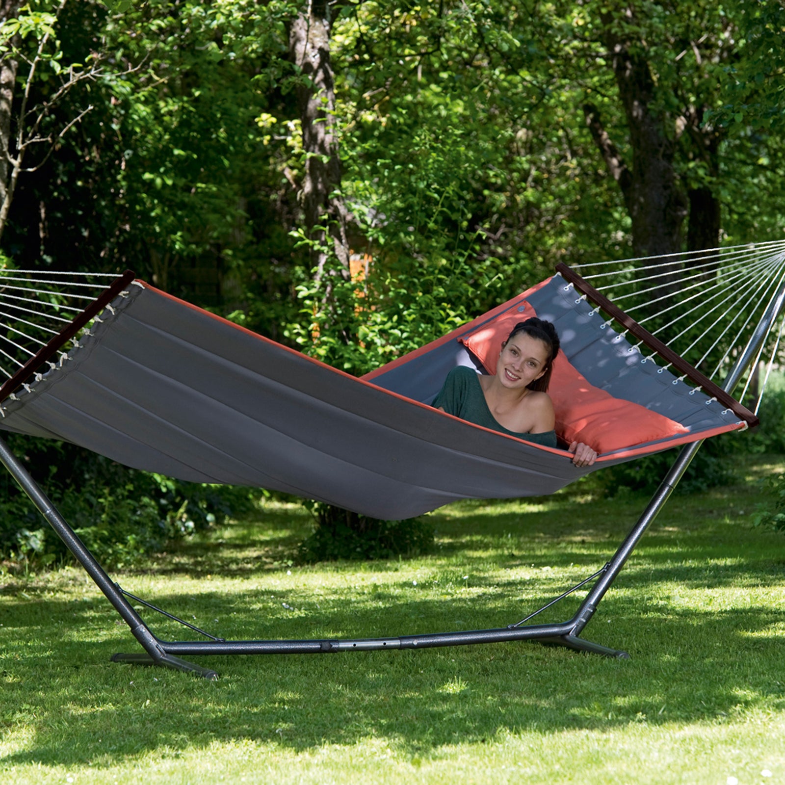 American Dream Double Garden Hammock - Petrol