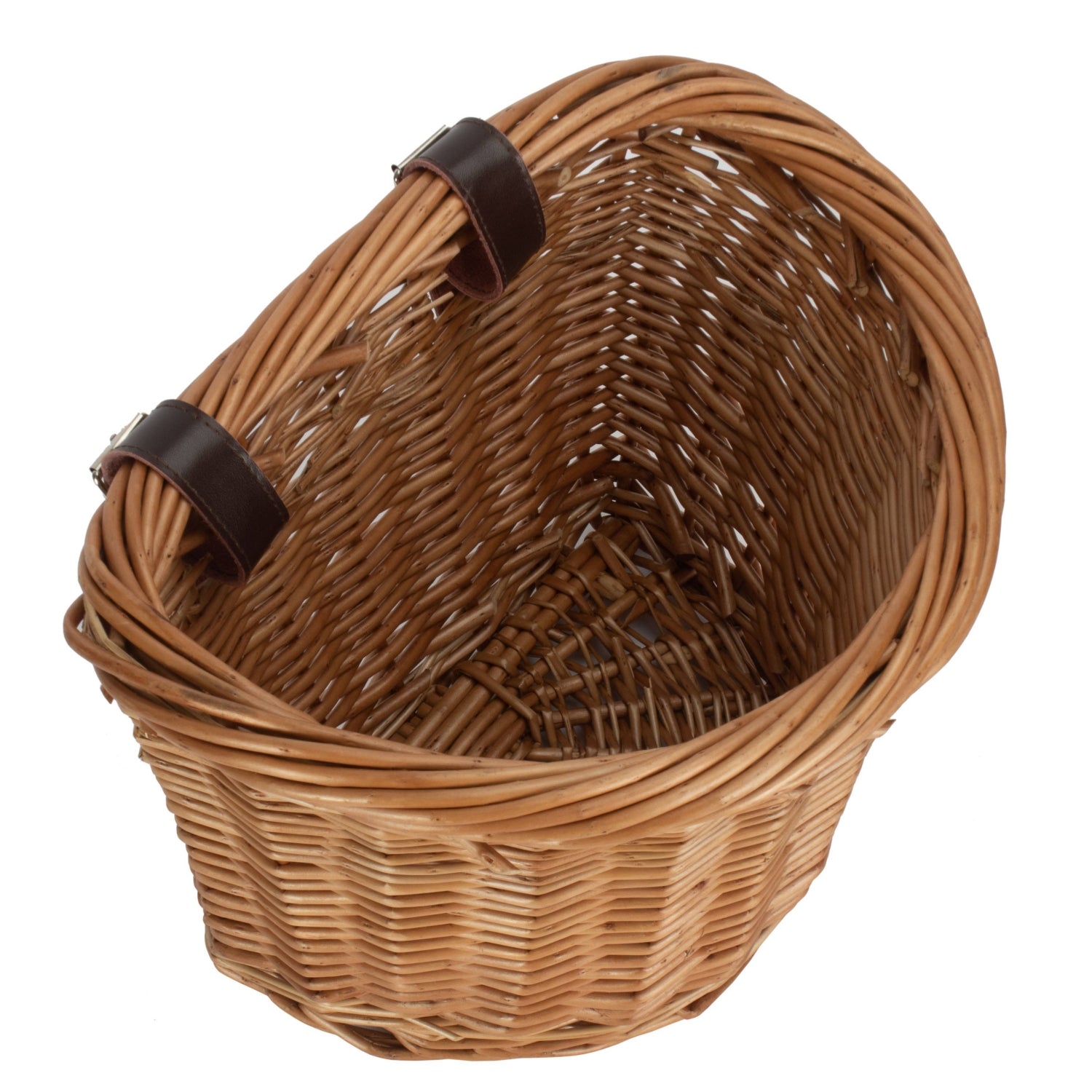 Wicker Heritage Oval Bicycle Basket