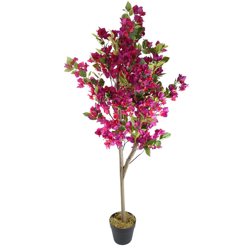 Leaf 150cm Artificial Pink Bougainvillea Tree
