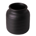 Ceramic Plant Vase Pot Flower Planter Black 13 X 13 X 14cm