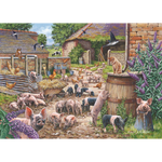 Piglet Pandemonium, Big 250 Piece Jigsaw Puzzle