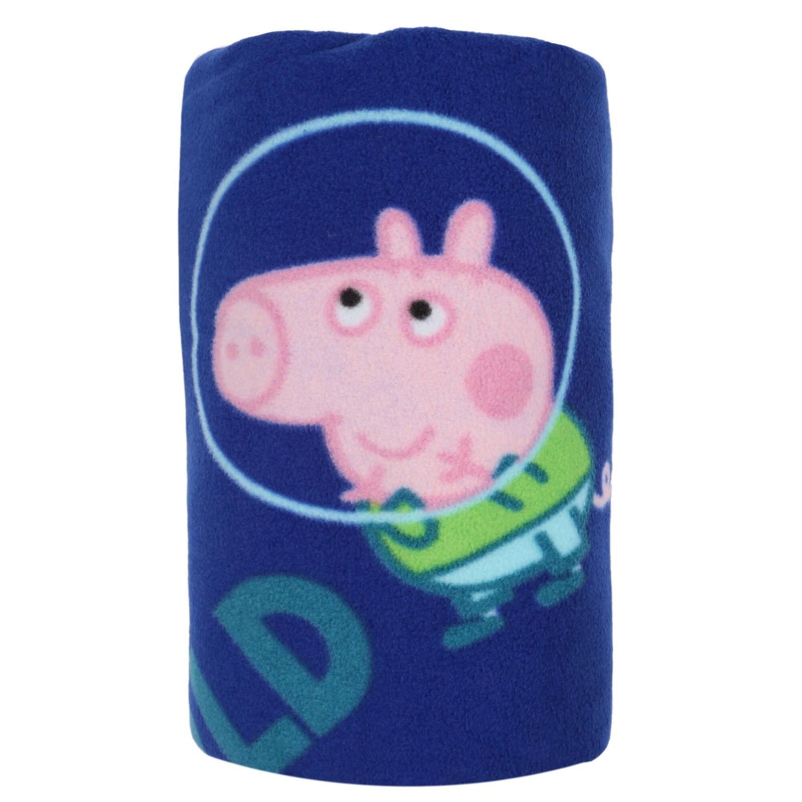 Planet Fleece Peppa Pig Blanket | Single | Blue