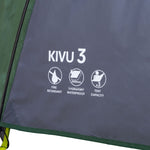 Kivu V3 3 Person Dome Tent | One Size | Green