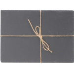 Slate Drinks Large Rectangular Slate Place Mat Set 2