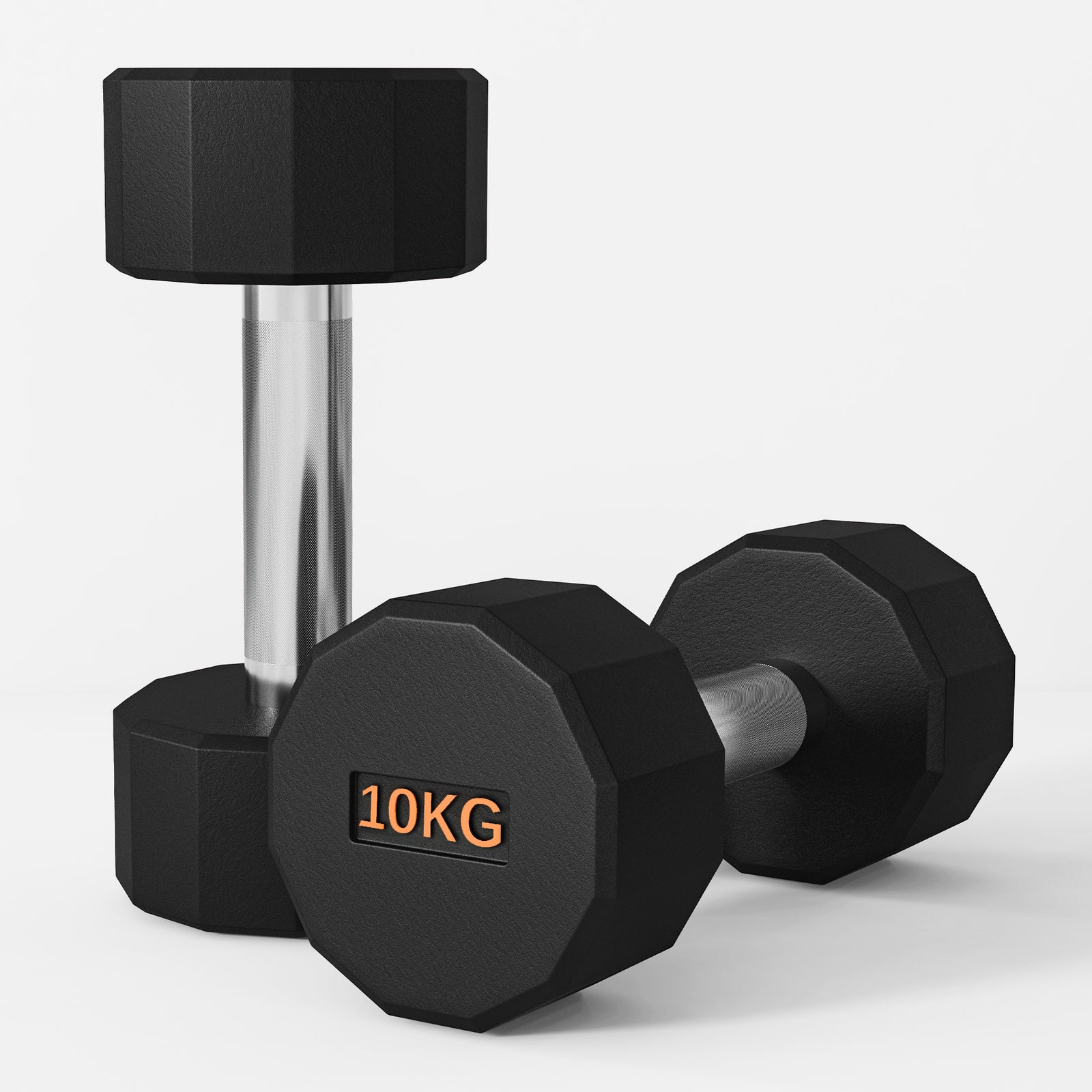 2 X 10kg Dumbbells With Non-slip Grip