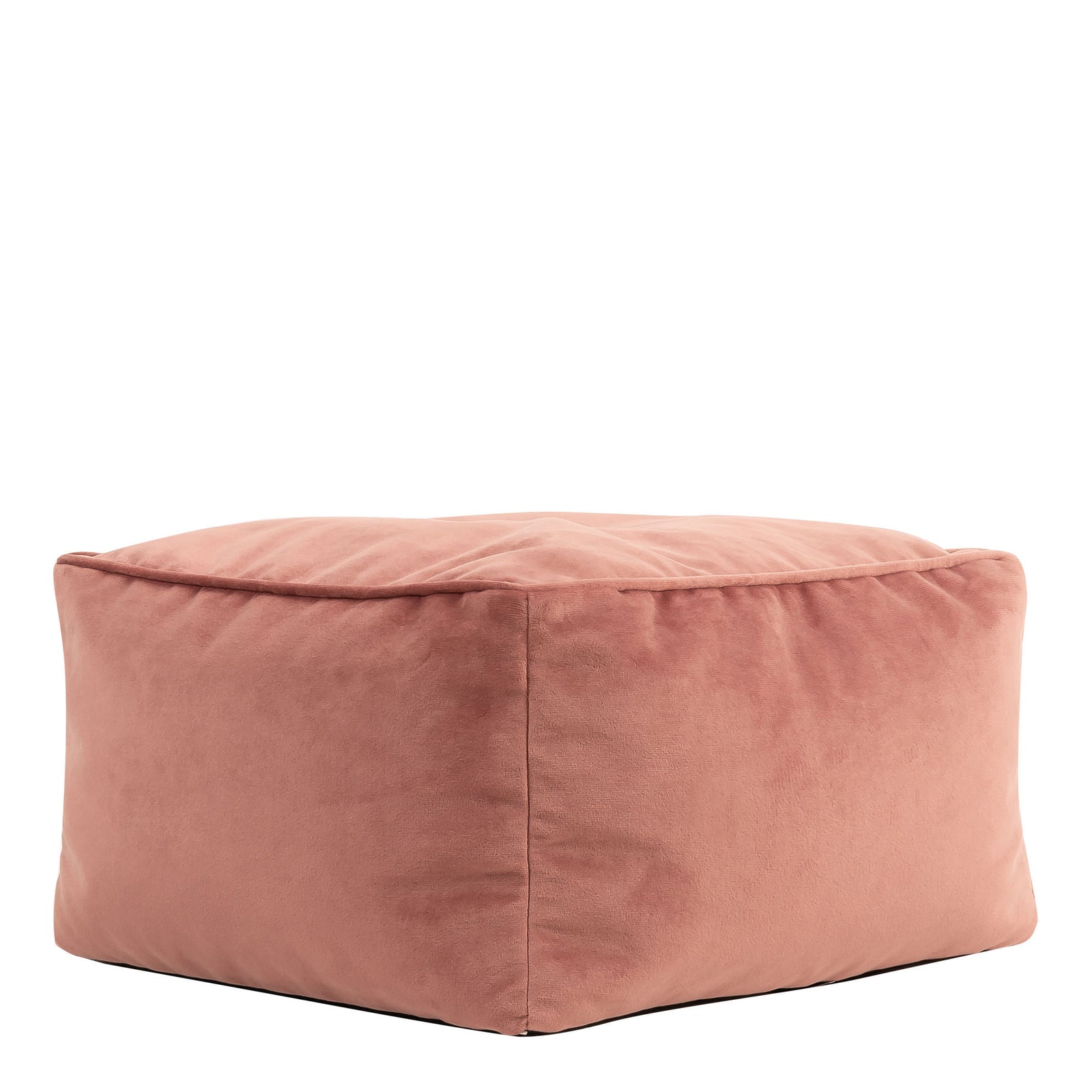 Amara Velvet Bean Bag Pouffe | Pink