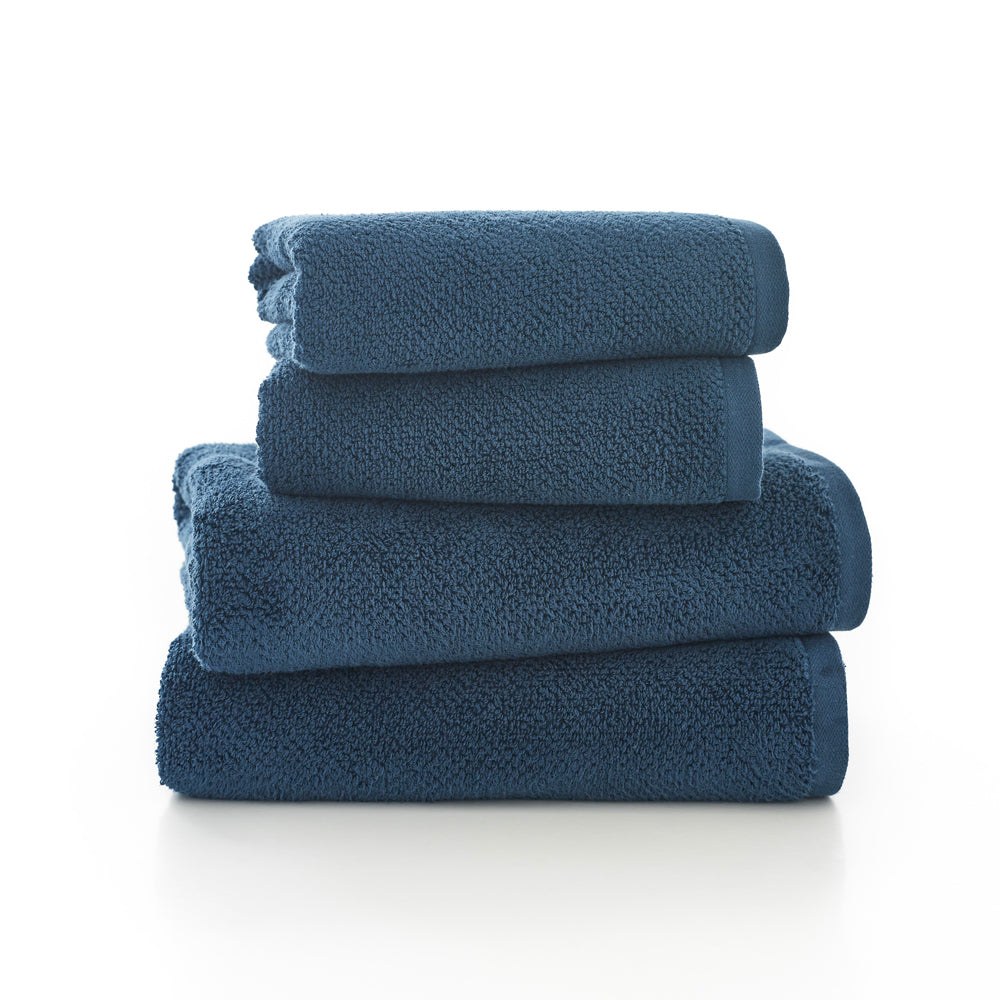 Romeo Quik Dri 100% Cotton 450gsm Towel | Face Cloth (x4) | Navy Blue