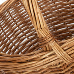 Deluxe Wicker Shopping Basket | Small | Brown