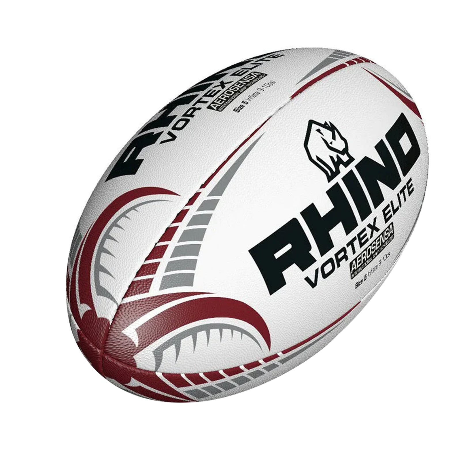 Vortex Elite Rugby Ball | 5 | White