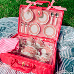 Picnic Tea Set, Includes Wicker-effect Hamper