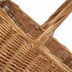 Wicker Butchers Shopping Basket | Brown