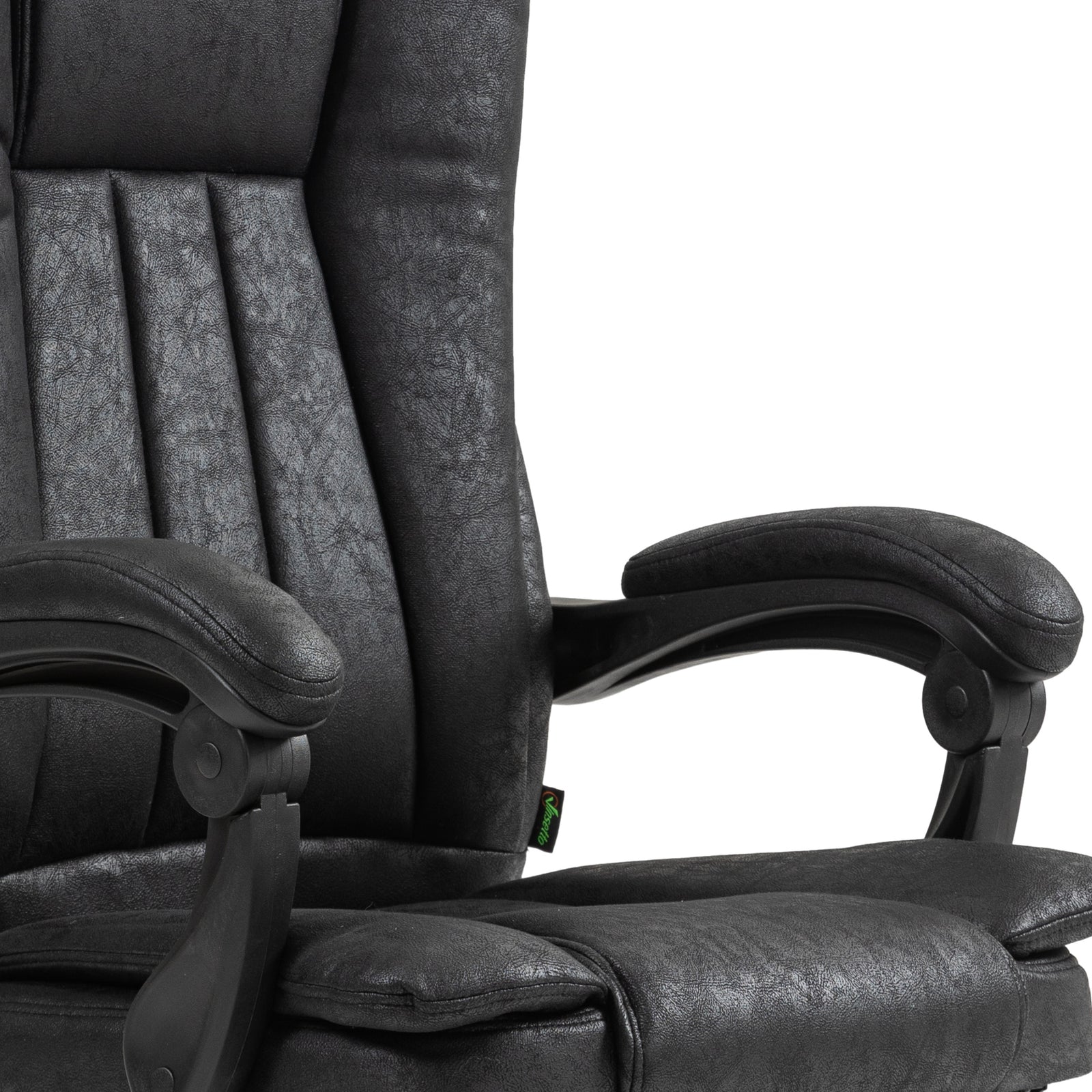 Executive Office Chair W/ Footrest | Black