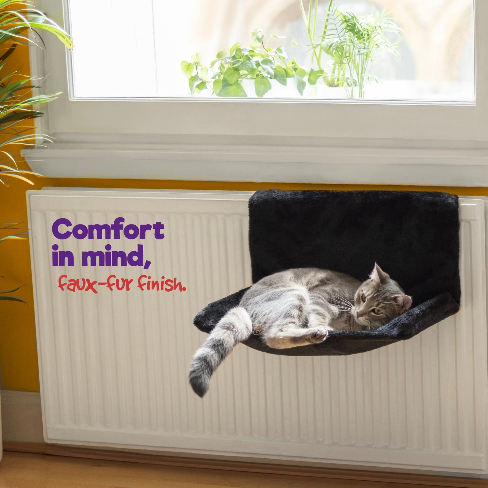 Cat Radiator Bed - Black