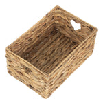 Shallow Water Hyacinth Storage Basket | Small | Brown