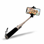 Selfie Stick With Video Function Gold