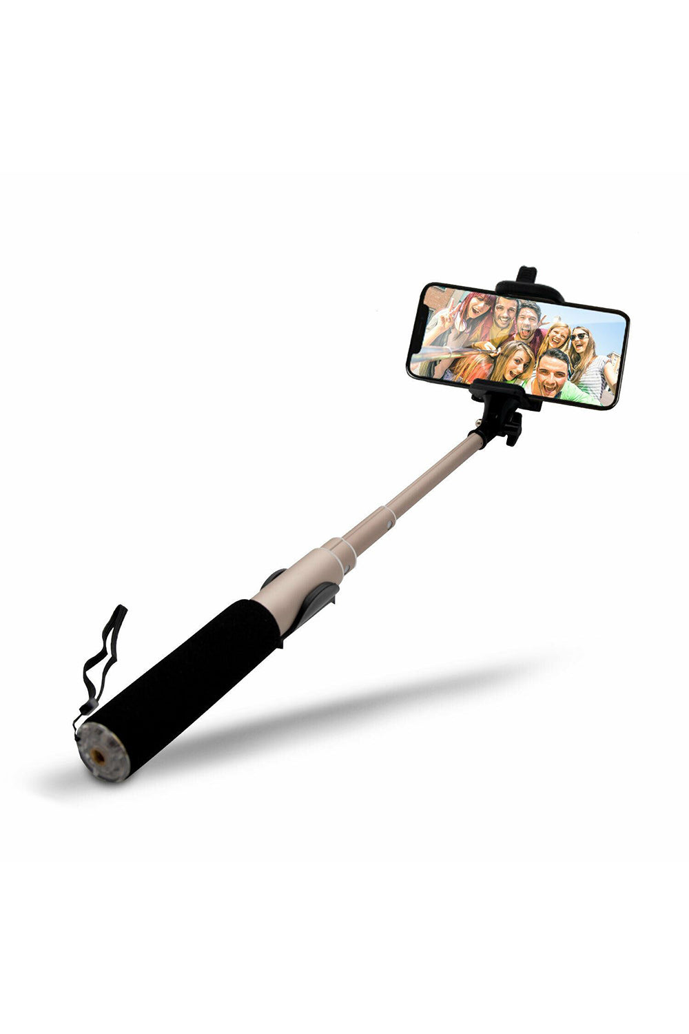 Selfie Stick With Video Function Gold