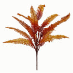 Leaf 55cm Artificial Autumn Fern Bush Plant