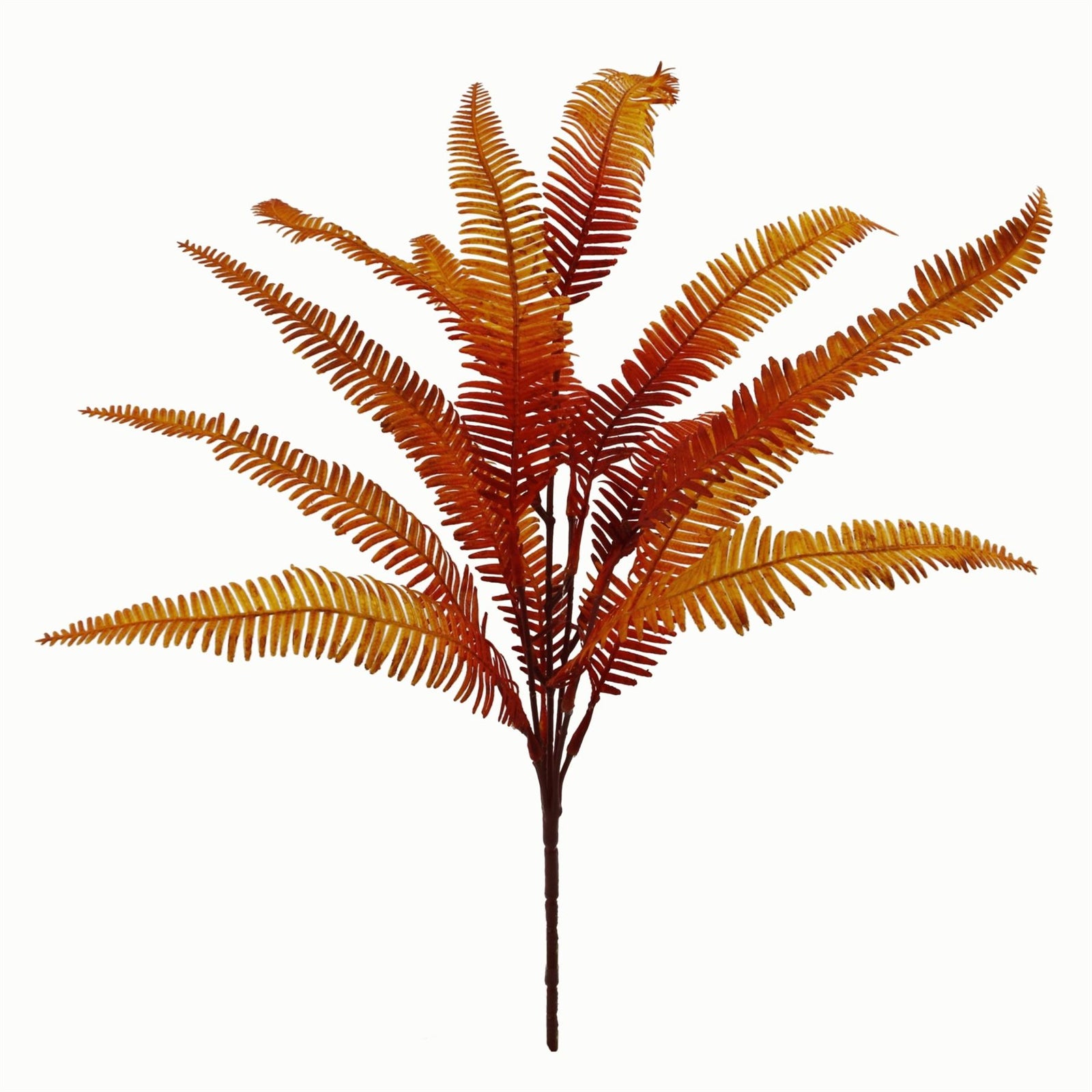 Leaf 55cm Artificial Autumn Fern Bush Plant