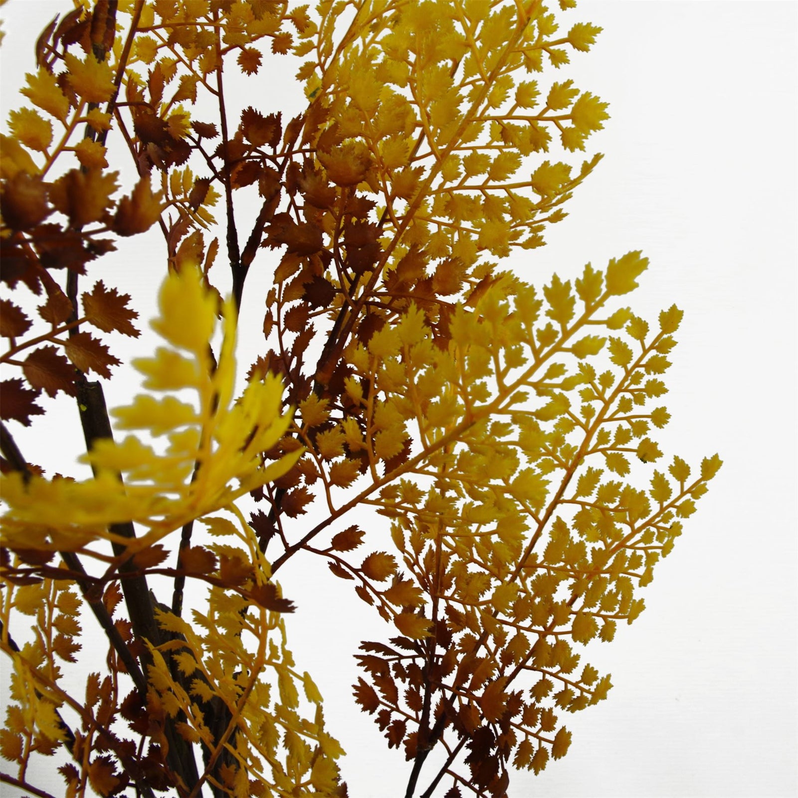 Leaf 70cm Artificial Autumn Gold Fern Tree Plant