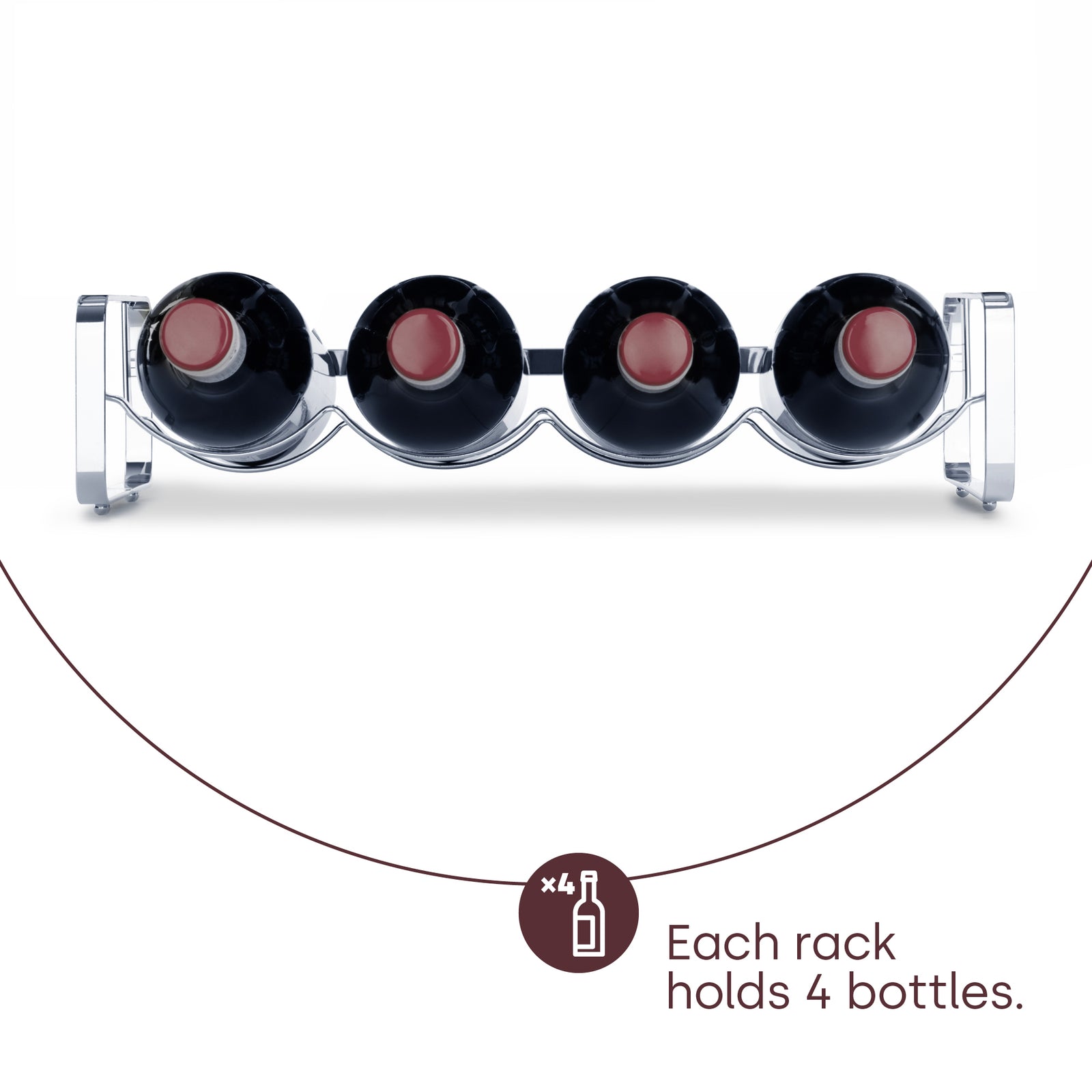 Modular Wine Rack - Silver