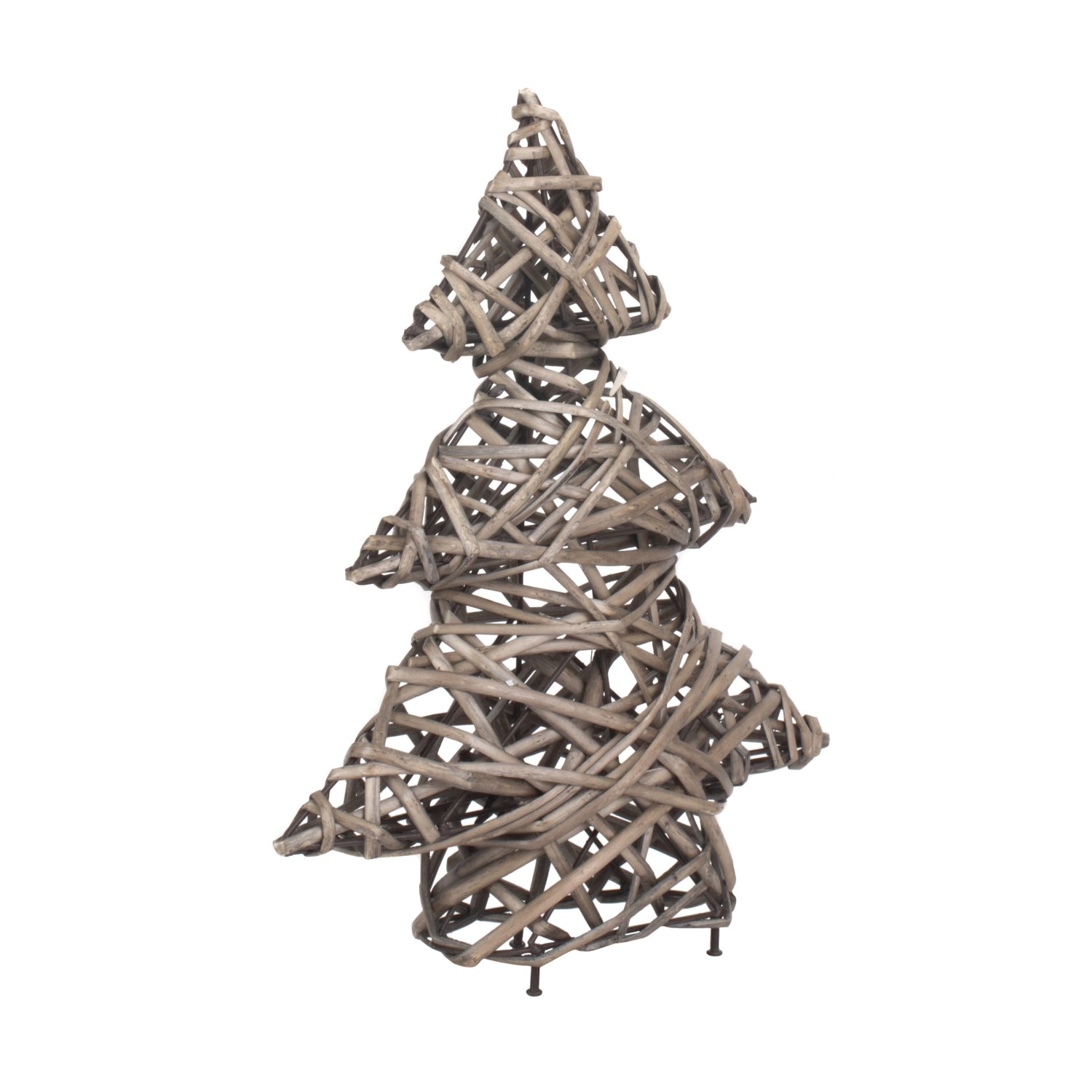 Wicker Antique Wash Christmas Tree