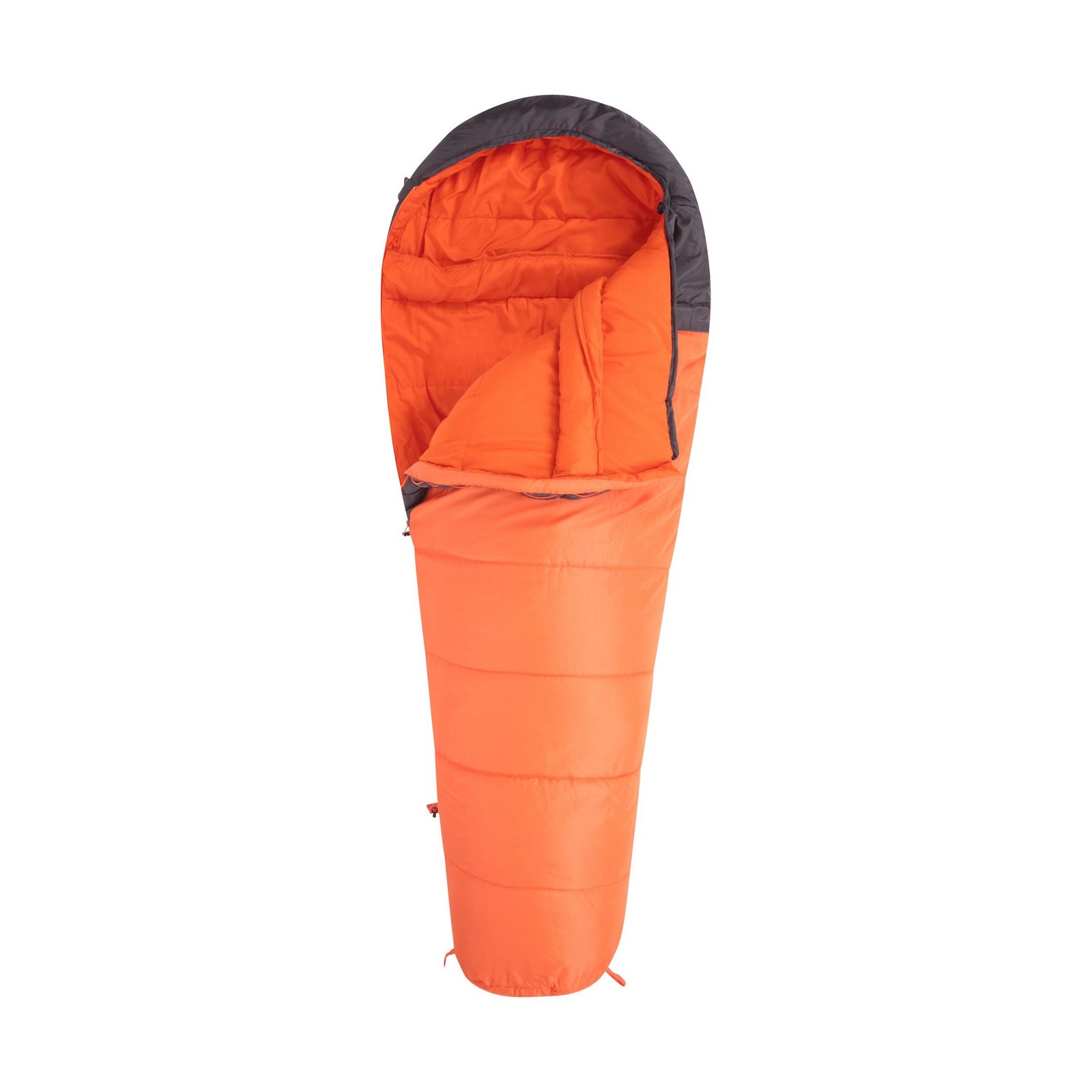 Unisex Adult Summit 250 Right Zip Winter Mummy Sleeping Bag | One Size | Orange